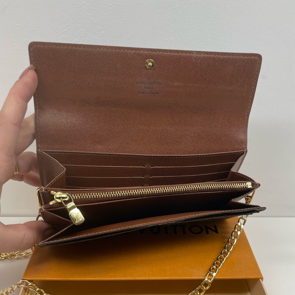 ⚡️⚡️💯AUTH Louis Vuitton Sarah wallet WOC ⚡️⚡️ - Picture 5 of 14